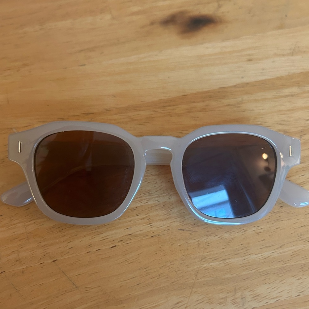 Rose quartz wayfarer sunglasses